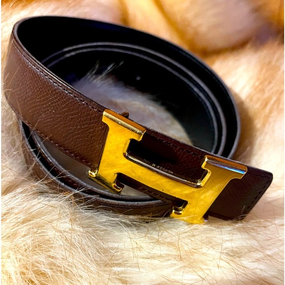 🎁HERMÈS Reversible H Belt Kit Size 100 : L unisex men women - Picture 1 of 8